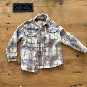 Avec Les Filles NWOT Plaid Jacket Size Medium